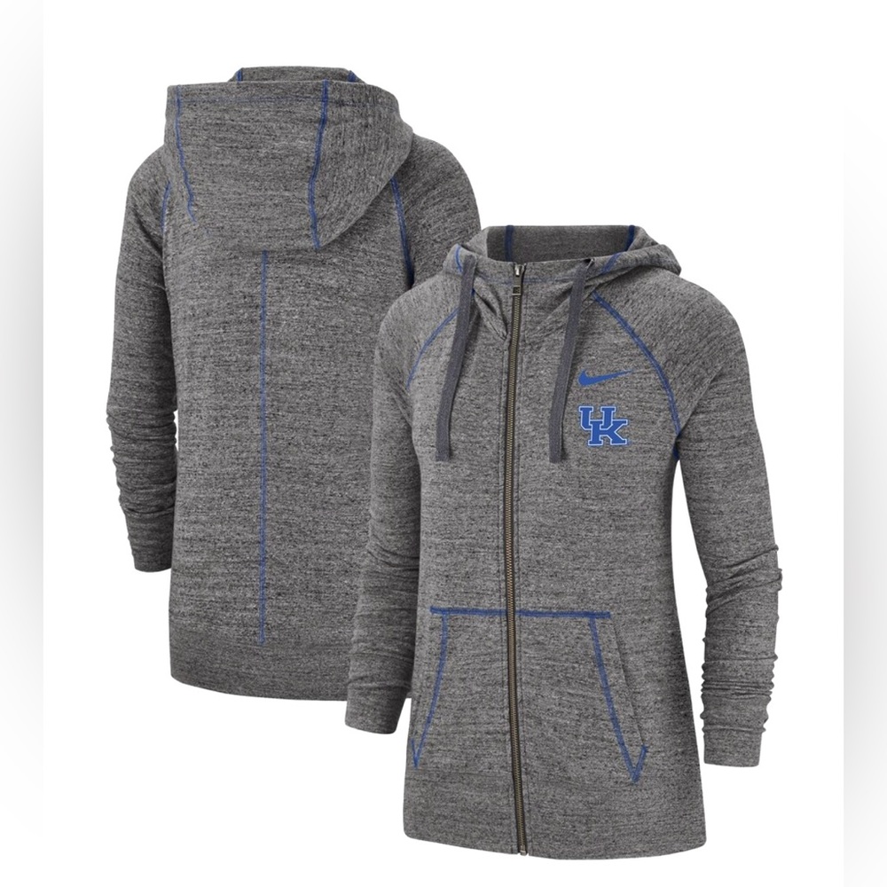 Nike Size XS Women's Kentucky Wildcats Gym‎ Vintage Full-Zip Hoodie w/ Pockets